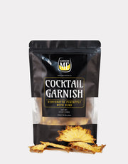Dried Pineapple Halfmoons with Rind – Cocktail Garnish